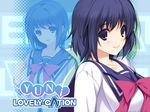  akatsuki-works iizuki_tasuku lovely_x_cation nanasawa_yuni school_uniform wallpaper 