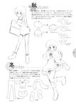  absurdres artist_request copyright_request greyscale hat highres how_to monochrome multiple_girls translated 