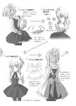  absurdres artist_request copyright_request dress greyscale highres how_to monochrome pantyhose translated 