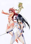  bodysuit erect_nipples nipples oppai screening see_through sword tsunashima_shirou 