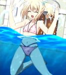  bikini happy kouda_ai midriff mizugi oretachi_ni_tsubasa_wa_nai pool screen_capture swimming tagme underwater 