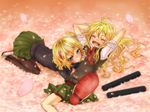  alice_margatroid alternate_costume blonde_hair kirisame_marisa multiple_girls pantyhose school_uniform touhou tsubaki_haru 