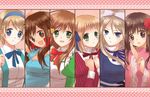  axis_powers_hetalia bad_id bad_pixiv_id belarus_(hetalia) blonde_hair blue_eyes blush brown_eyes brown_hair dress flower green_eyes hair_flower hair_ornament hair_ribbon hungary_(hetalia) liechtenstein_(hetalia) long_hair looking_at_viewer multiple_girls open_mouth ribbon samako seychelles_(hetalia) short_hair taiwan_(hetalia) twintails ukraine_(hetalia) 