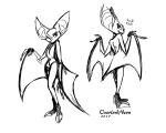  anthro bodysuit chiropteran clothing disney fan_character female mammal overlordneon shrug skinsuit solo standing tight_clothing wings zootopia 