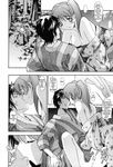  a_kentucky_barmaid_in_the_court_of_king_louis_xiii funny kimono kiss manga twin_tails 