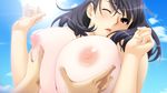  black_hair breast_grab breasts game_cg ino nipples sister_scheme_2 topless yanagawa_misaki 