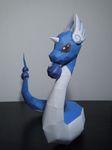  blue dragonair horn jewzeepapecraft papercraft pok&eacute;mon real red_eyes white wings 