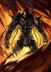  armor berserker_(fate/zero) fate/zero fate_(series) fire full_armor highres kote_(tures) male_focus solo 