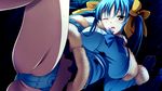  blue_hair game_cg hiiragi_akeo kinomoto_mayo panties renai_zero_kilometer underwear wet 