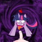  &hearts; animal_ears balls bestiality duo english_text equine faceless_male fangs female feral friendship_is_magic hair horn horse human imminent_oral insane interspecies male mammal my_little_pony nude penis pony slushy straight tail text twilight_sparkle_(mlp) two_tone_hair unicorn 