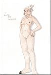  breasts carol_the_antelope cartoon female huthro johnny_bravo_(series) nipples nude pussy solo standing 