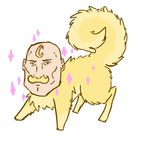  blue_eyes canine dog facial_hair full_metal_alchemist fullmetal_alchemist humor mammal manly mustache plain_background sparkle_dog sparkledog sparkles unknown_artist what white_background 