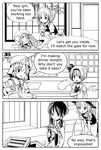  adrian_ferrer bow box braid comic donation_box english food gate greyscale hair_bow hakurei_reimu hong_meiling izayoi_sakuya kirisame_marisa konpaku_youmu konpaku_youmu_(ghost) lantern maid miracles monochrome multiple_girls saigyouji_yuyuko scarlet_devil_mansion star surprised touhou 