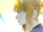  artoria_pendragon_(all) bad_id bad_pixiv_id blonde_hair fate/stay_night fate/zero fate_(series) green_eyes profile saber solo takeyasuz 