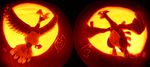  bird carving feral ho-oh jack_o&#039;_lantern jack_o'_lantern joh-wee legendary_pok&#233;mon lugia nintendo pok&#233;mon pok&eacute;mon pumpkin video_games 