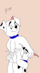  anthro anthrofied cadpig canine collar cub dalmatian disney dog duo female incest looking_at_viewer male mammal oral rave_roo rolly young 