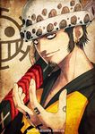  earrings hat jewelry kei-suwabe male_focus one_piece solo tattoo trafalgar_law 