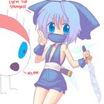  blue_eyes cirno huge_bow lowres purple_hair touhou 