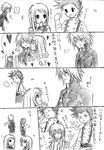  anna_irving colette_brunel collet_brunel comedy comic humor kratos_aurion lloyd_irving monochrome sketch tales_of_(series) tales_of_symphonia translation_request 