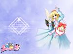  alice_margatroid blonde_hair blue_eyes book bow hairband moedan non-web_source ribbon shanghai_doll touhou wallpaper 