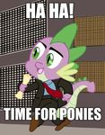  dragon english_text friendship_is_magic green_eyes letter male my_little_pony necktie purple_body scalie shoes solo spike_(mlp) suit tail text 