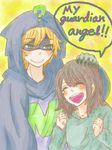  blush happy hero karen_mccormick kenny kenny_mccormick mask mysterion siblings south_park tears 