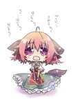  animal_ears aya-0w0 bandages bow cat_ears cat_tail chinese_clothes crying crying_with_eyes_open cuffs flower ibaraki_kasen kemonomimi_mode pink_eyes pink_flower pink_hair pink_rose rose shackles short_hair skirt solo tail tears touhou 