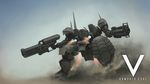  armored_core armored_core_5 from_software highres kuyama516 mecha solo 