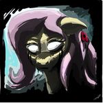  blood equine female flower fluttershy_(mlp) friendship_is_magic gsphere hair horse mammal my_little_pony nightmare_fuel pink_hair pony solo zalgo zlacker 