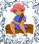  abigail_lincoln bare_legs blush cartoon_network codename:_kids_next_door dark_skin hat hetaria-hetare pixiv_thumbnail resized 