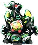  dragon_caesar dragonzord drill horn mecha power_rangers robot shugoju_doragon_shiza super_sentai tail teeth 