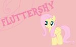  english_text equine female feral fluttershy_(mlp) friendship_is_magic mammal my_little_pony pegasus robynneski solo text wallpaper wings 