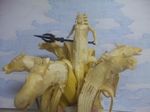  banana food fruit god greek horse mythology photo polearm poseidon sculpture spear trident weapon y_yamaden 