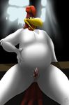  anatomically_correct belly cloaca emptyset foghorn_leghorn kinda looney_tunes male penis precum rooster solo warner_bros warner_brothers 