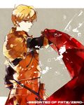  armor bad_id bad_pixiv_id blonde_hair earrings fate/zero fate_(series) gilgamesh higumake jewelry male_focus red_eyes solo 