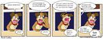  canine collar comic dialogue dog edit female housepets! male peanut_butter_(housepets!) rick_griffin straight webcomic yelling 