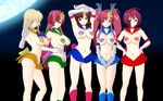  3d bishoujo_senshi_sailor_moon breasts cagalli_yula_athha cagalli_yulla_attha character_request cleavage cosplay gundam gundam_seed gundam_seed_destiny gundum_seed highres lacus_clyne large_breasts lunamaria_hawk lunamaria_hawke meer_campbell murrue_ramius parody parodyrn 