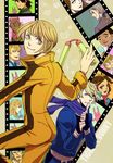  6+boys agnes_joubert antonio_lopez ass barnaby_brooks_jr blonde_hair bodysuit bruce_lee's_jumpsuit everyone film_strip gintarou_(higo) huang_baoling ivan_karelin kaburagi_t_kotetsu karina_lyle keith_goodman multiple_boys multiple_girls nathan_seymour ninja nunchaku orange_bodysuit reverse_trap saitou_(tiger_&amp;_bunny) scarf short_hair stuffed_animal stuffed_bunny stuffed_toy tiger_&amp;_bunny weapon yellow_eyes yuri_petrov 