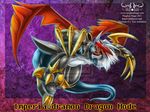  2011 black claws digimon dragon imperialdramon male meghan_hupp red_eyes scalie solo tail teeth tongue white wings 