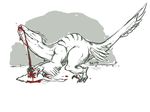  dinosaur gore hard_vore om_nom_nom raptor scalie slug_(artist) vorarephilia vore 