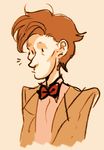  bow bowtie brown_hair doctor_who eleventh_doctor gross the_doctor 