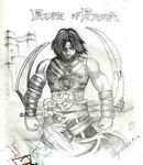  artist_request prince prince_of_persia signature sketch 