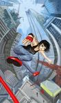  black_hair faith faith_(mirror&#039;s_edge) faith_(mirror's_edge) faith_connors fingerless_gloves gloves mirror's_edge mirrors_edge pixiv_thumbnail resized short_hair solo tattoo 