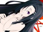  black_hair kasugano_tsubaki long_hair mirai_nikki nude purple_eyes tagme 