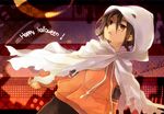  black_hair braid ghost halloween happy_halloween hood hoodie khamsin_nbh'w long_hair male_focus moon shakugan_no_shana solo tachitsu_teto 