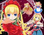  alice_margatroid blonde_hair crossover doll hourai_doll multiple_girls o_o rozen_maiden shanghai_doll shinku touhou ultra_no_ani 