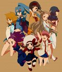  akane_(pokemon) anzu_(pokemon) bad_id bad_pixiv_id black_hair blonde_hair blue_eyes blue_hair breasts brown_eyes brown_hair dress erika_(pokemon) green_eyes gym_leader hagiko hair_ornament hairband hat ibuki_(pokemon) japanese_clothes jewelry kasumi_(pokemon) kimono kotone_(pokemon) long_hair medium_breasts mikan_(pokemon) multiple_girls natsume_(pokemon) ninja one-piece_swimsuit open_mouth orange_hair pantyhose pink_eyes pink_hair pokemon pokemon_(game) pokemon_hgss purple_hair red_eyes ribbon scarf short_hair shorts simple_background skirt small_breasts smile swimsuit thighhighs twintails two_side_up 