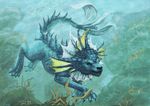  nature no_humans pokemon realistic ruth-tay solo swimming underwater vaporeon 