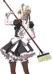 blonde_hair brown_eyes carnival_phantasm fate/stay_night fate_(series) highres magical_girl maid maid_headdress saber saber_alter vector_trace 