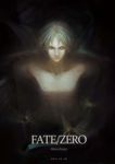  2011 bug character_name copyright_name crest_worm dated fate/zero fate_(series) heterochromia highres insect kumikuu male_focus matou_kariya realistic scar shirtless solo white_hair 